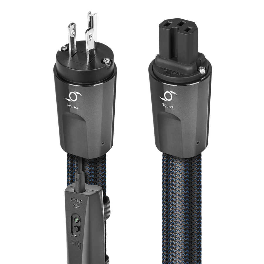 AudioQuest Hurricane source power cord 15-amp 2m braided - Sunny Components Inc.