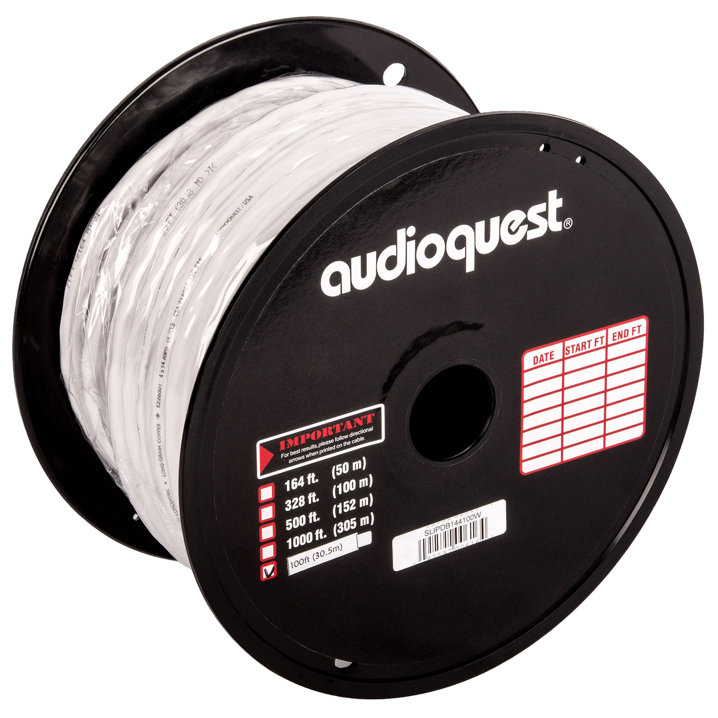 AudioQuest SLiP/DB-14/2 CL3/FT4 In-Wall & Direct Burial Rated Bulk Speaker Cable