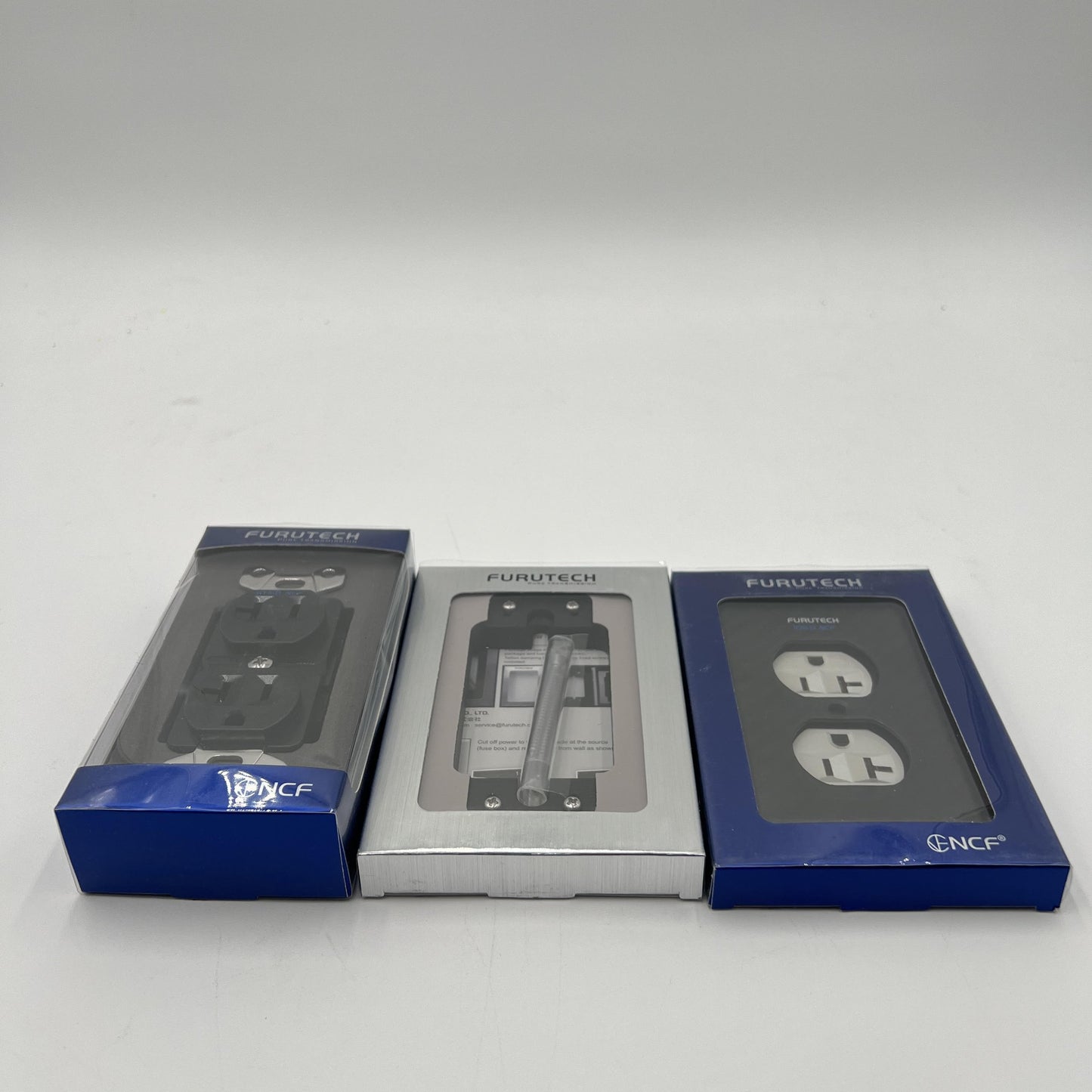 Furutech GTX DR NCF, GTX Wall Frame, and 106D NCF Cover as a set