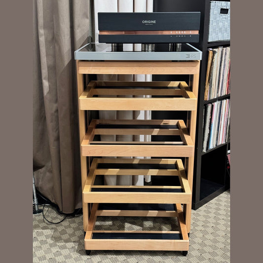 Harmonic Resolution Systems RXR Store Demo 5 shelf Maple