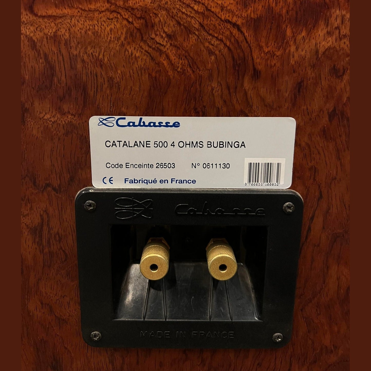 Cabasse Catalane 500 4 ohms bubinga